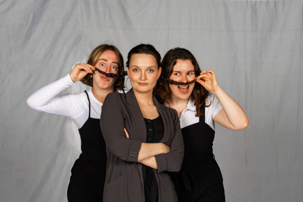 A photo of the creators, Anna, Belinda and Rebekah
